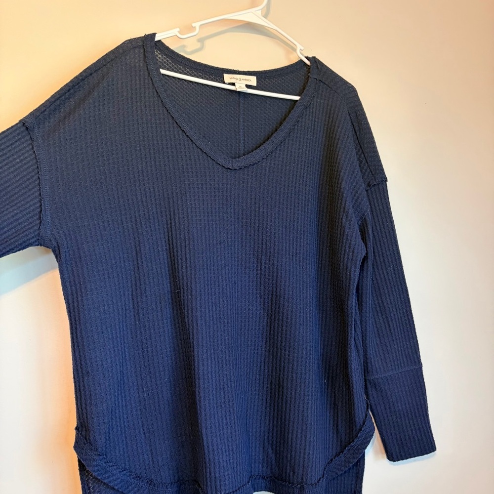 Vintage America Navy Long Sleeve Tunic - Picture 8 of 8